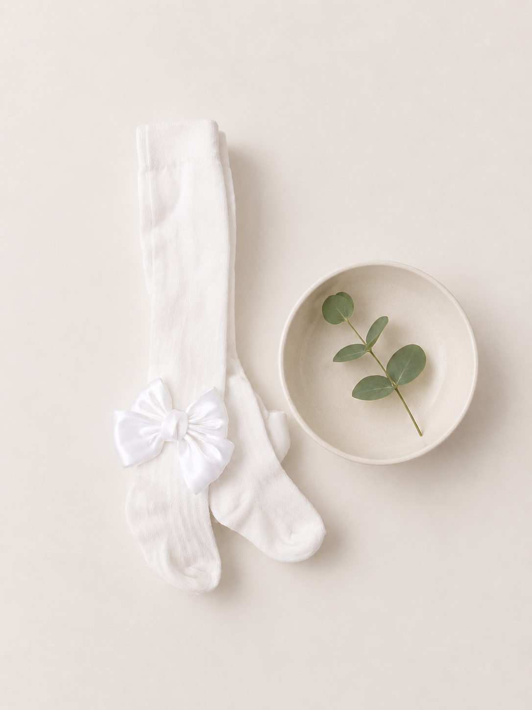Lune Bow Tights 6-12m