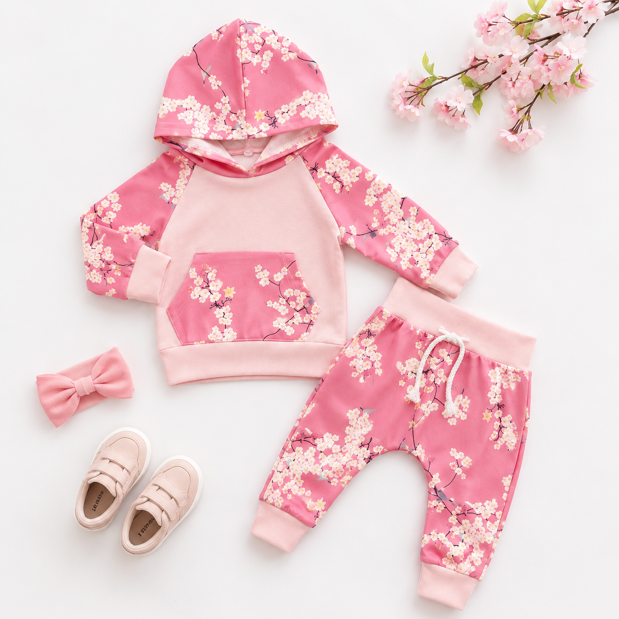 Floral Hoodie & Pants