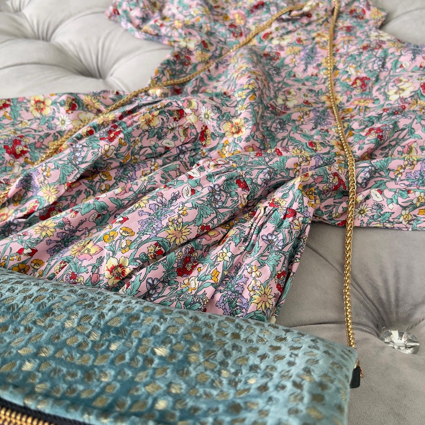 Pink Floral Mom & Me Dress