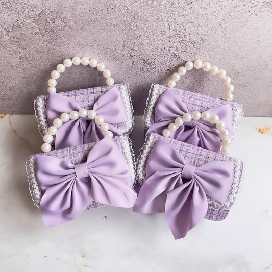 Lilac Bow Bag
