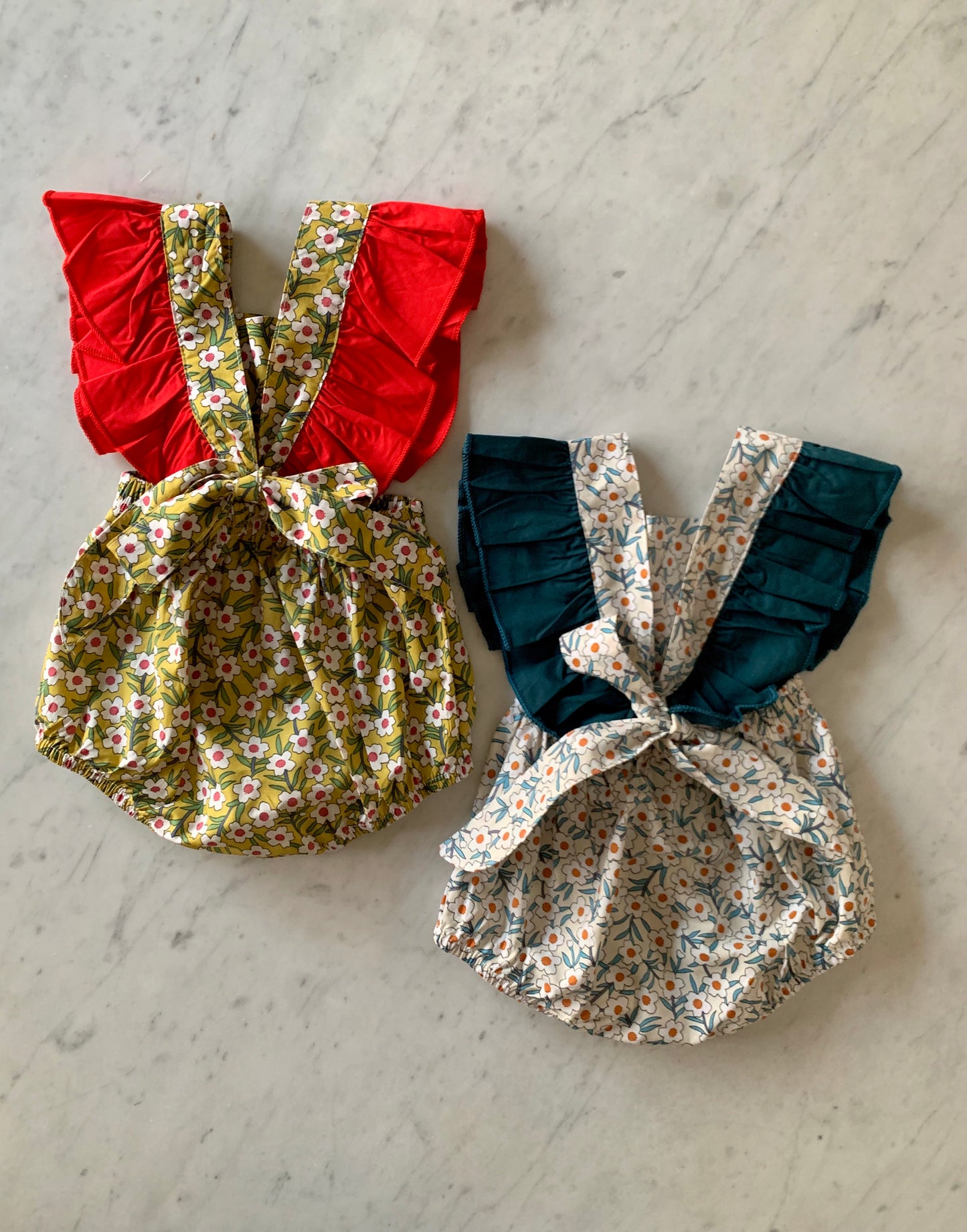 Floral Ruffle Romper