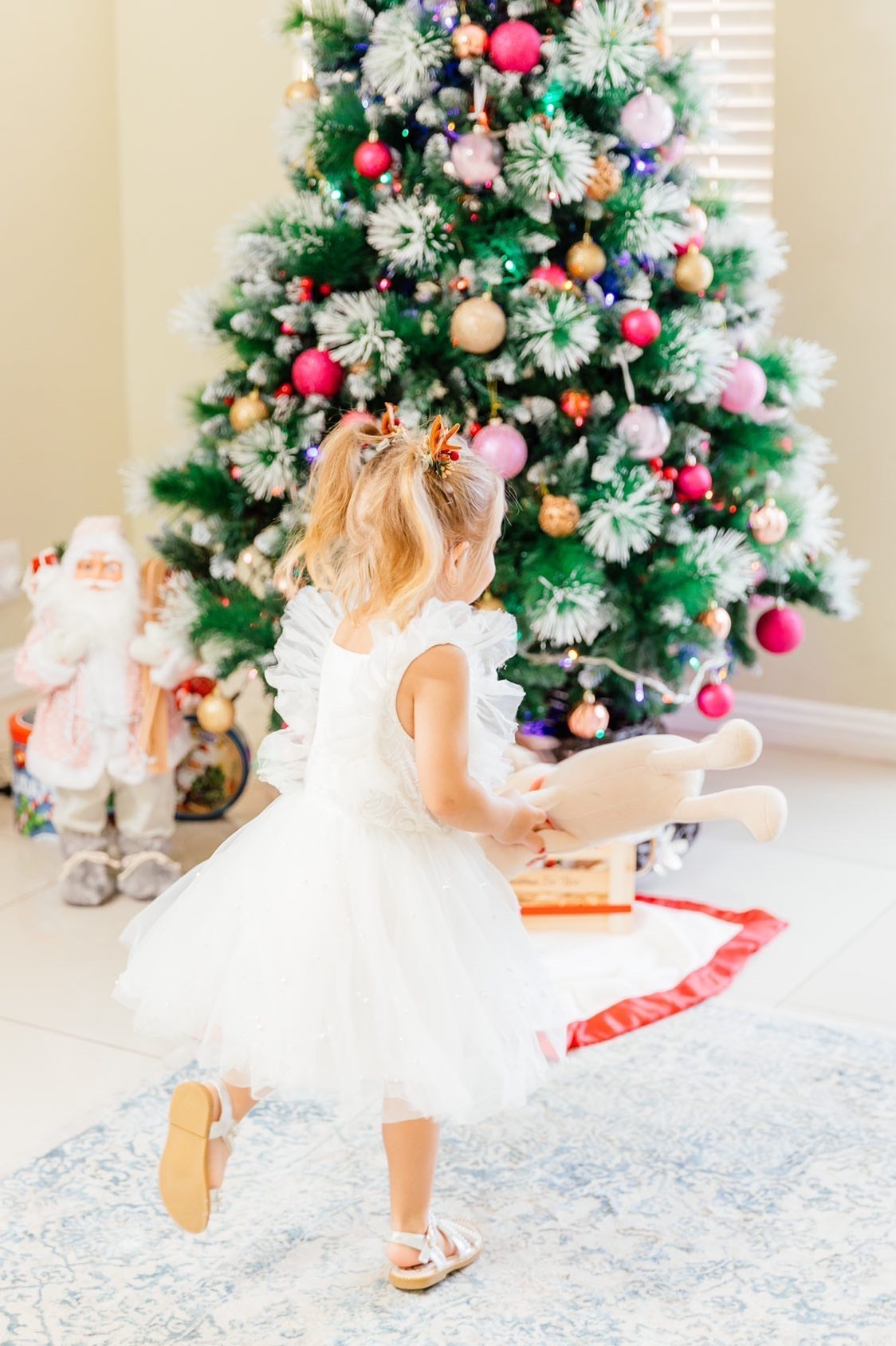 White Pearl Princess Dress