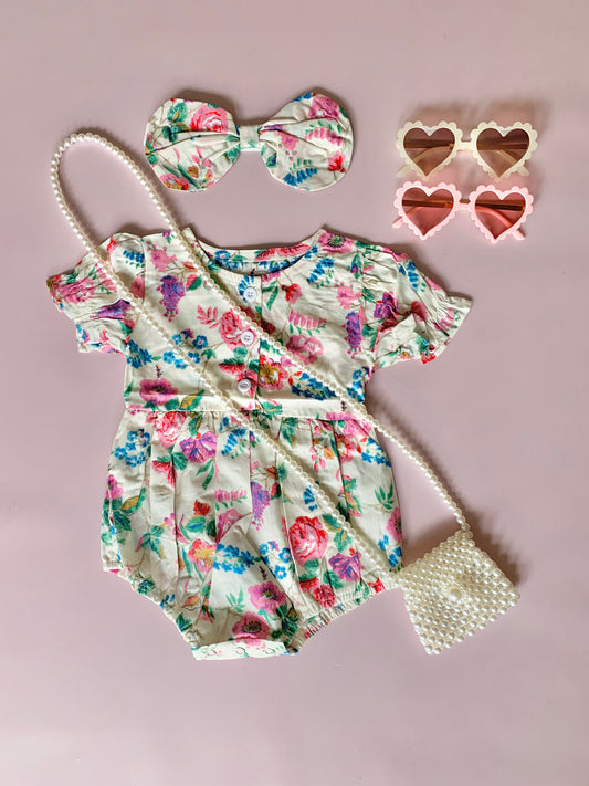 Spring Dream Romper + headband