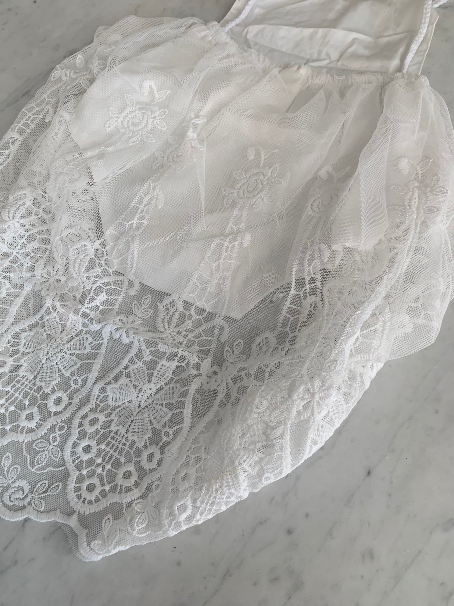 Elegant White Lace Dress Romper