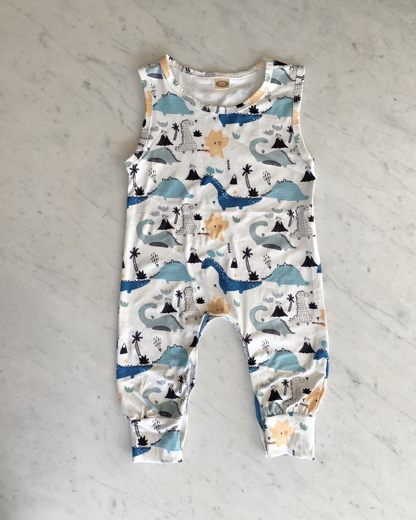 Blue Dino Onesie
