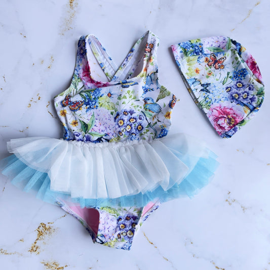 Blue Tutu Costume + cap