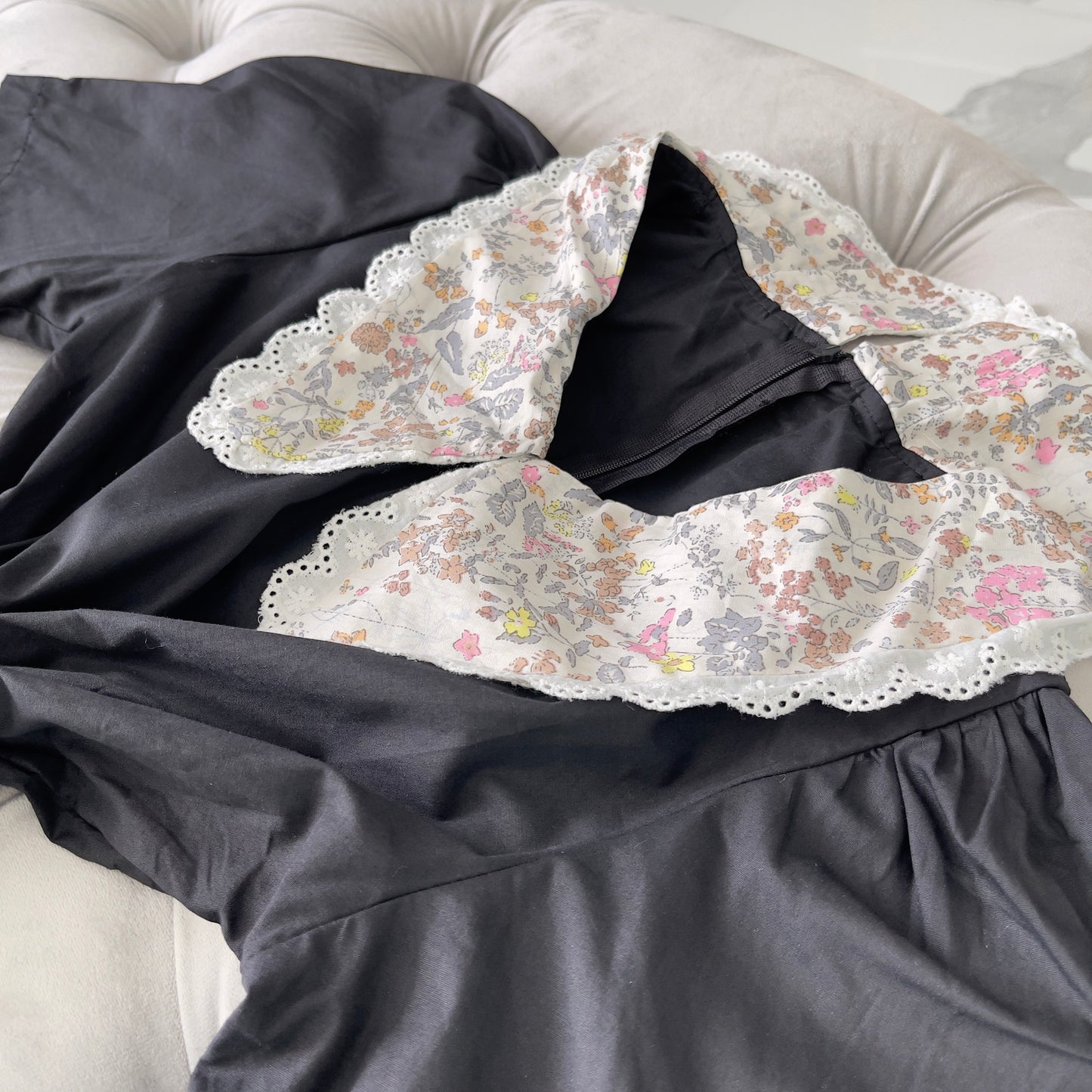 Ladies Floral Collar Dress
