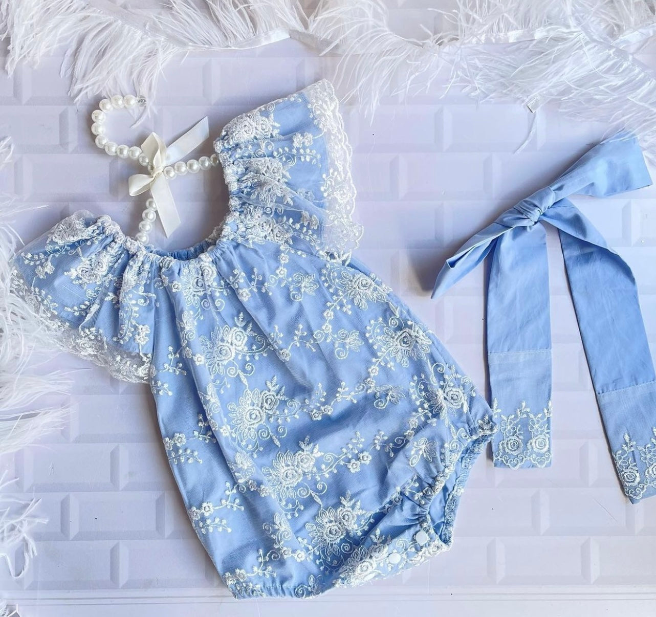 Isabelle Romper + Headband