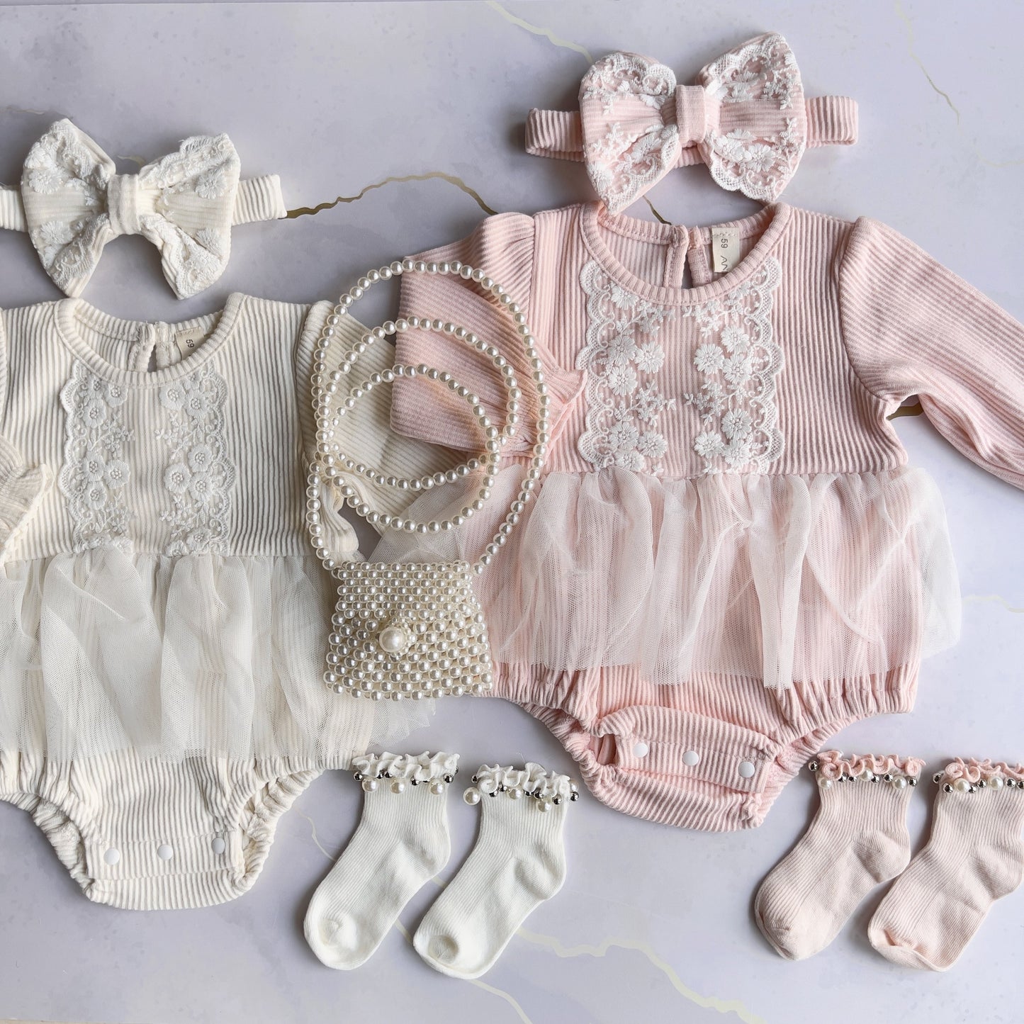Winter Princess Romper + Headband