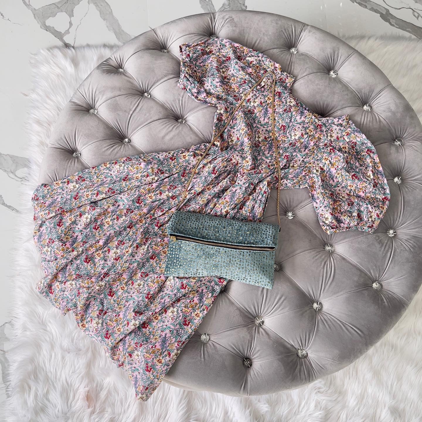 Pink Floral Mom & Me Dress