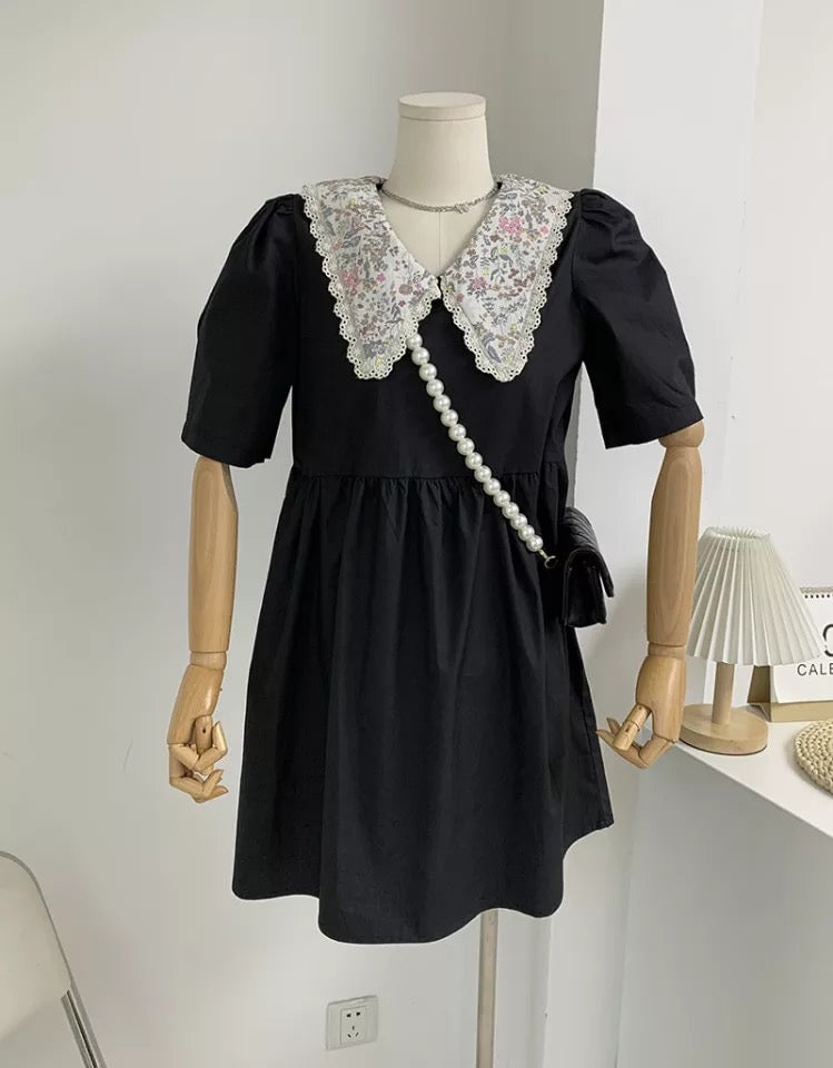 Ladies Floral Collar Dress
