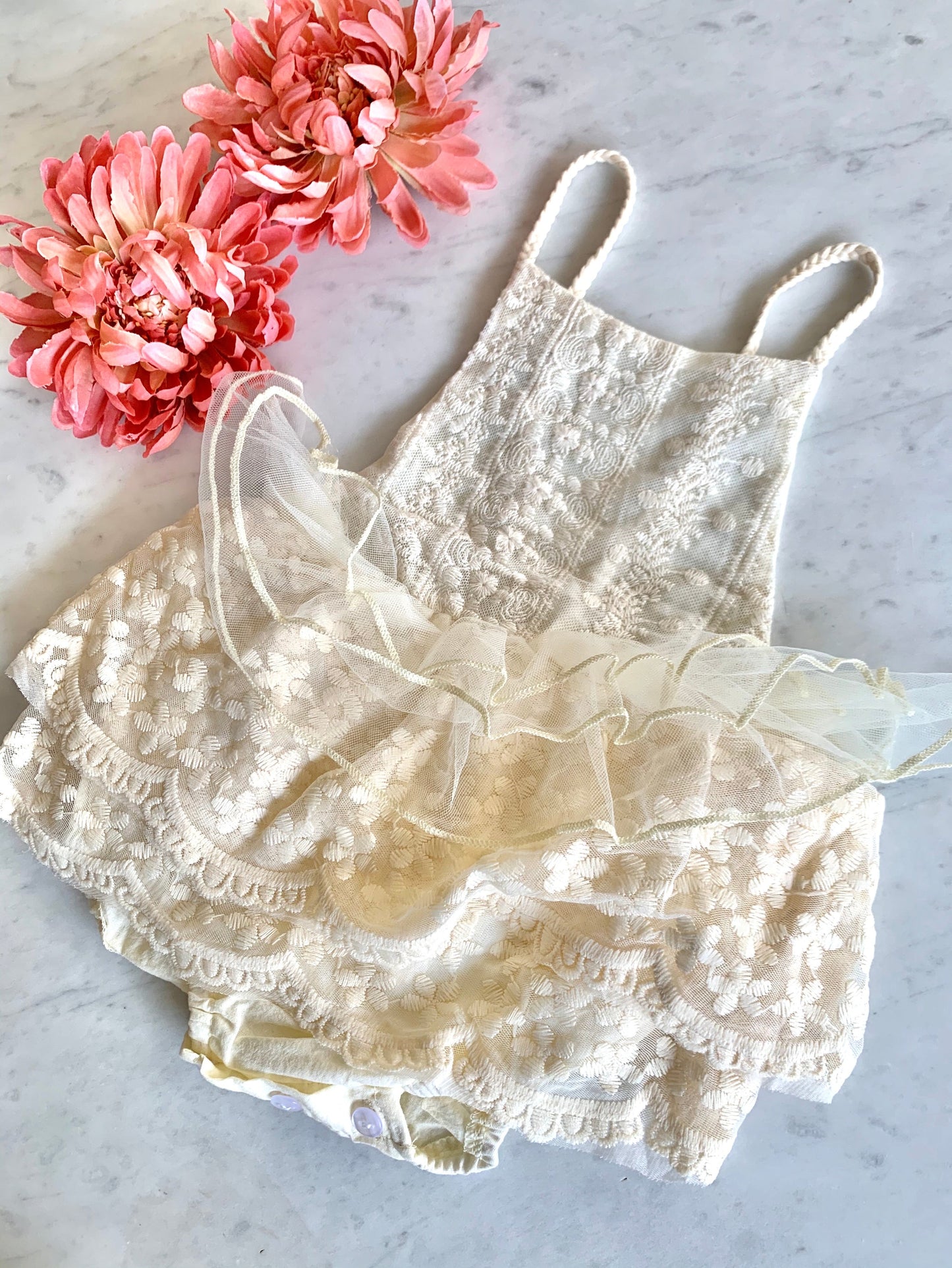 Athena Lace Romper