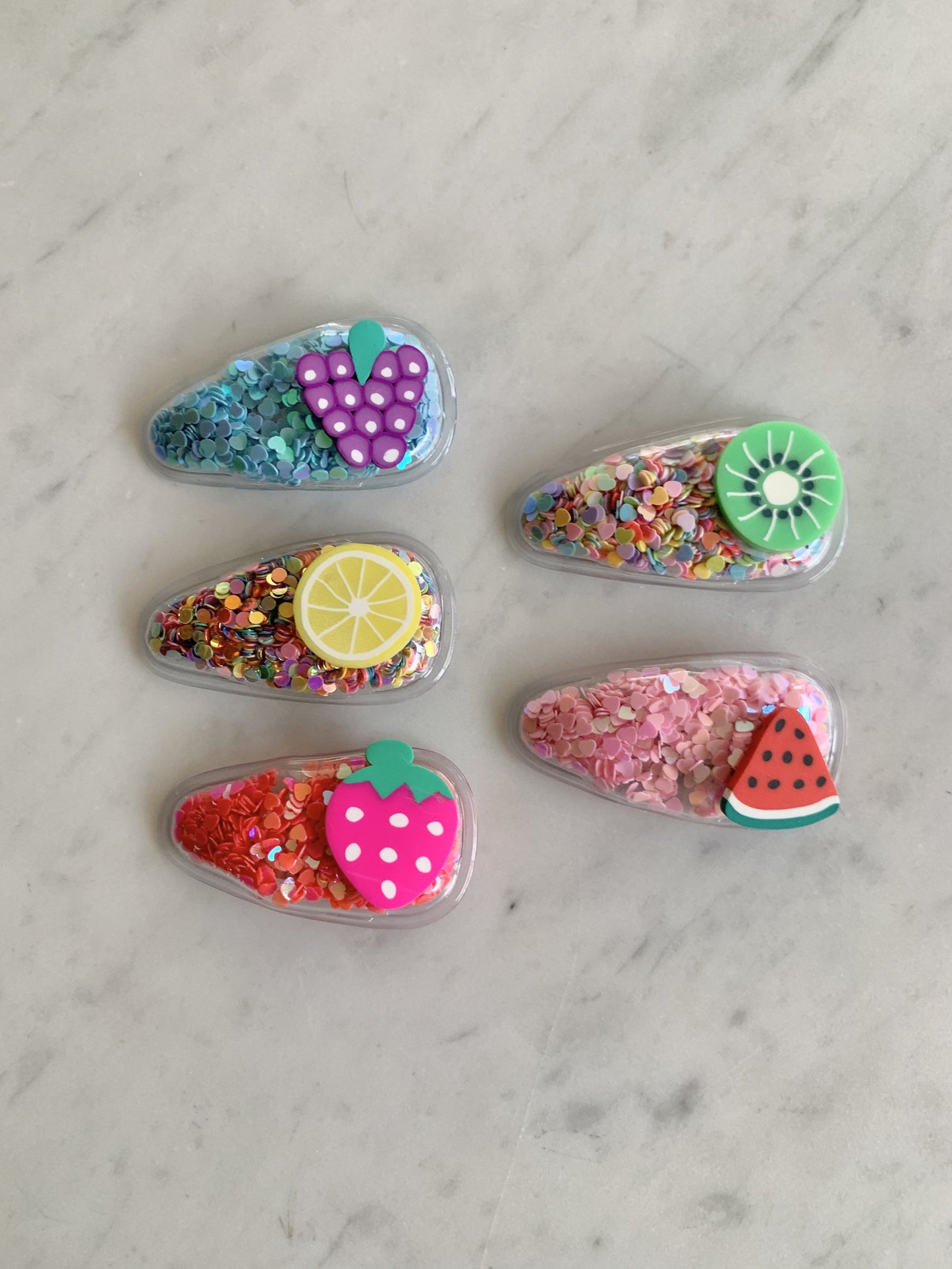 Summer Fruit Hair clips Set