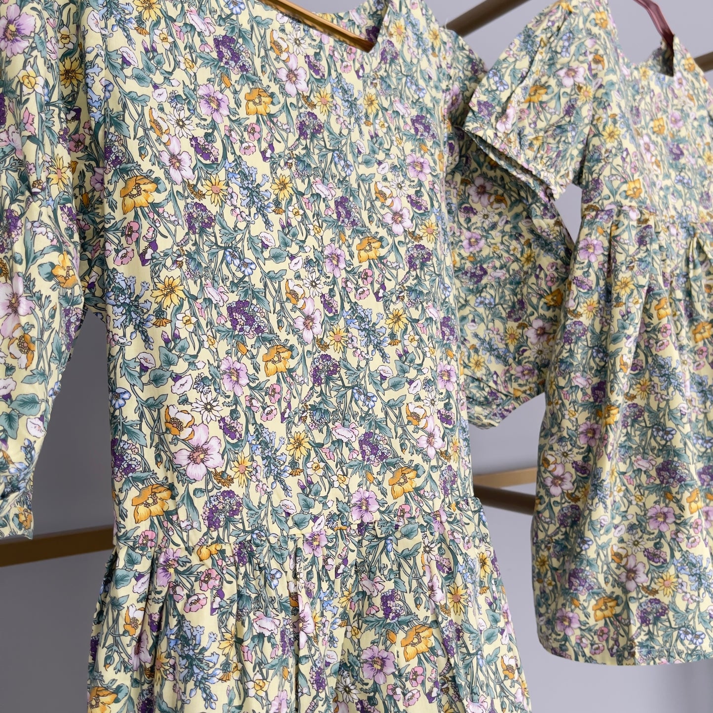 Pink Floral Mom & Me Dress