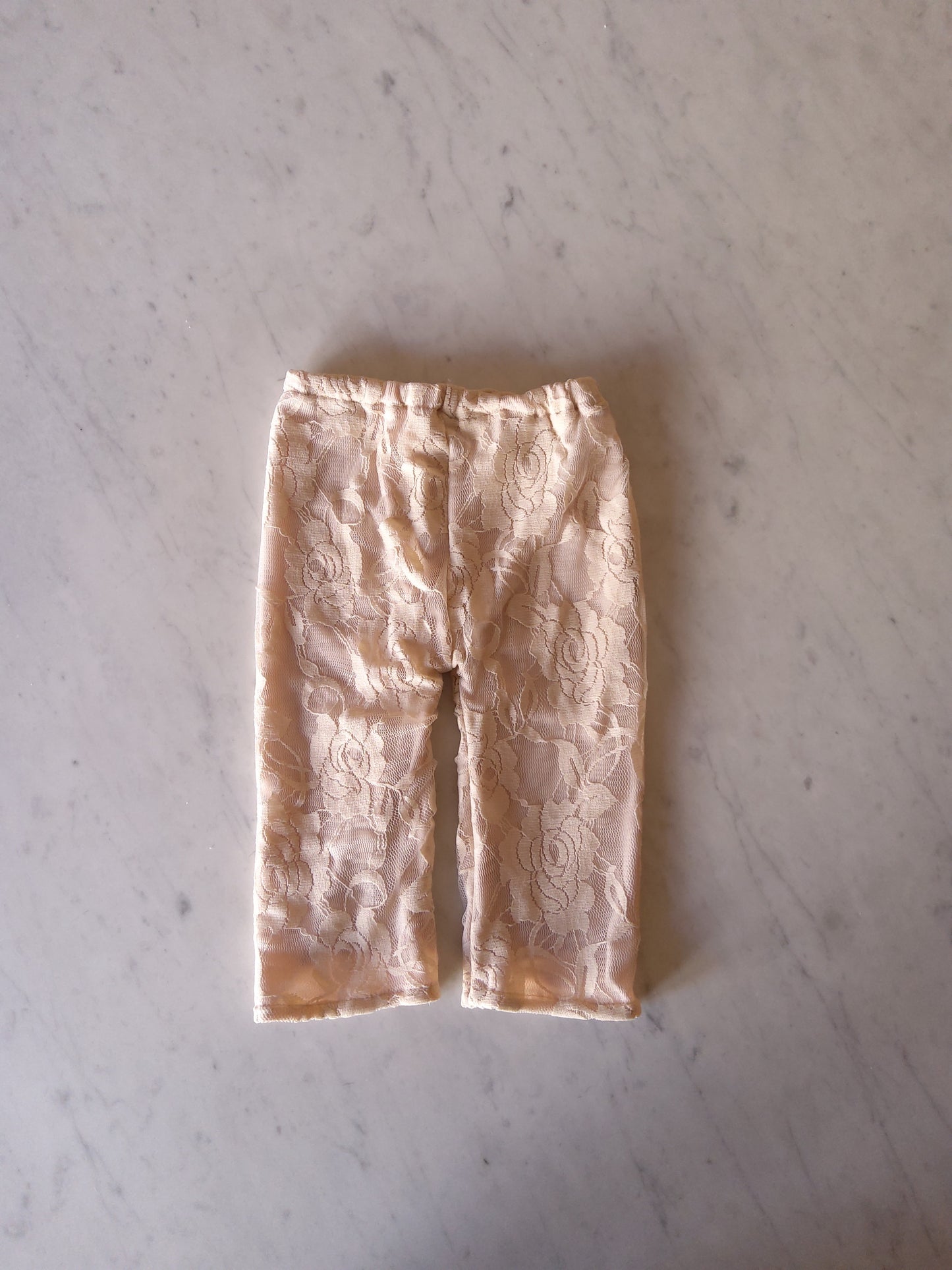 Cream Lace Pants