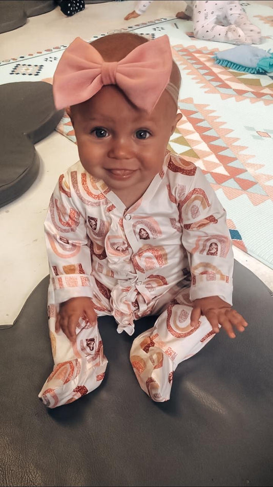 Rainbow Ruffle Onesie