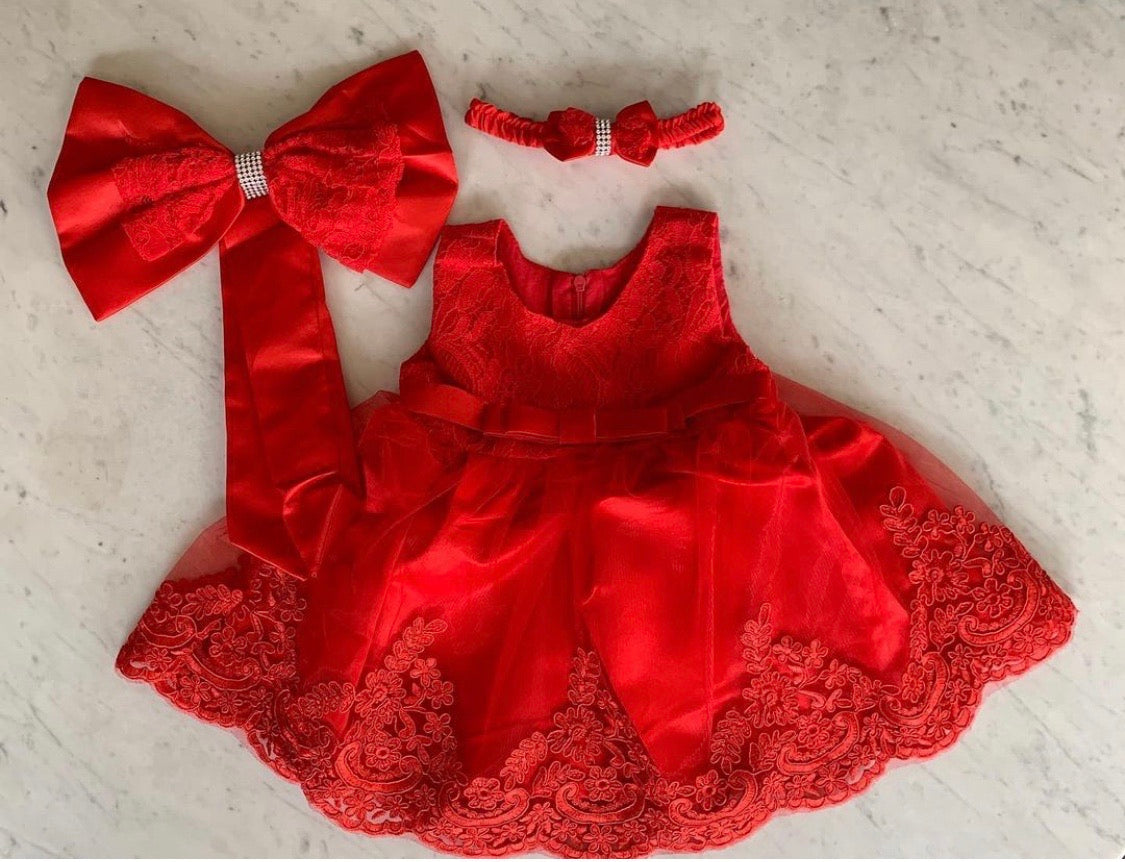 Red Bow Dress