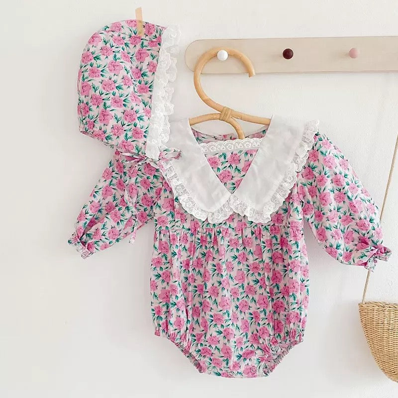 Azalea Romper & Bonnet