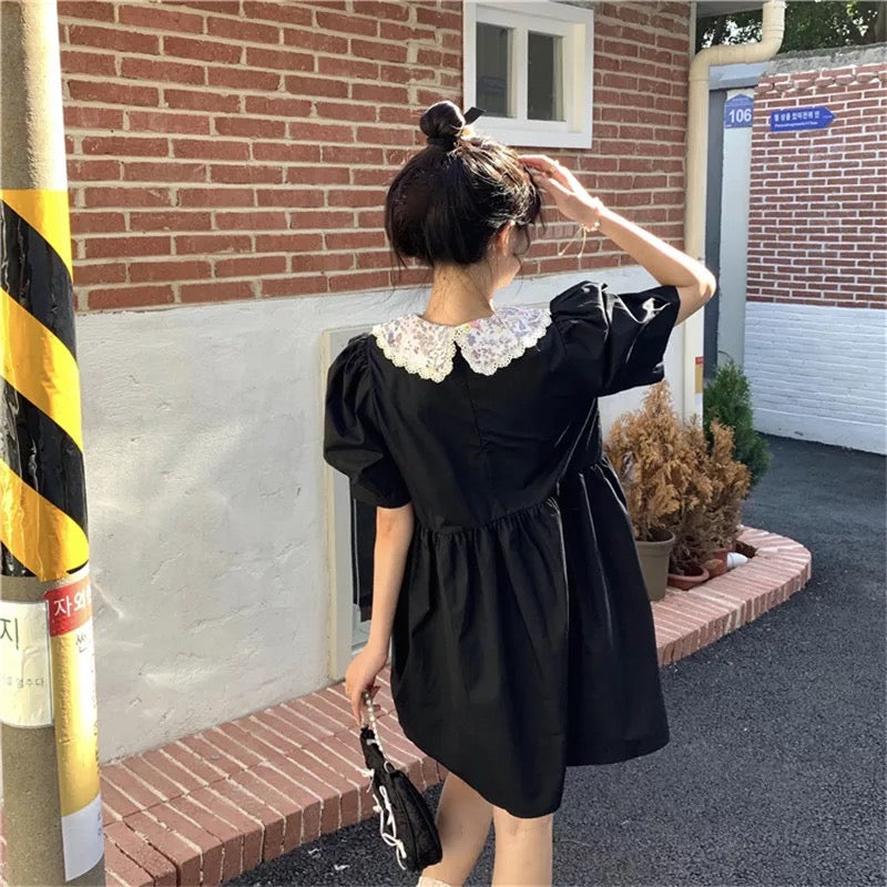 Ladies Floral Collar Dress