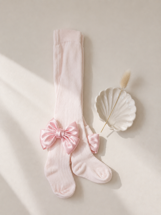 Lune Bow Tights 6-12m