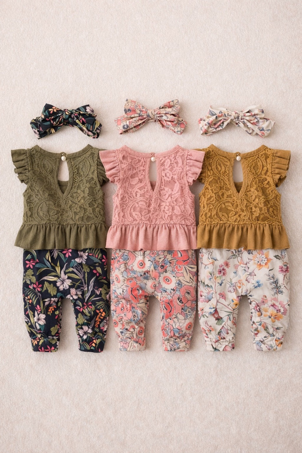 Floral Playsuit + Headband