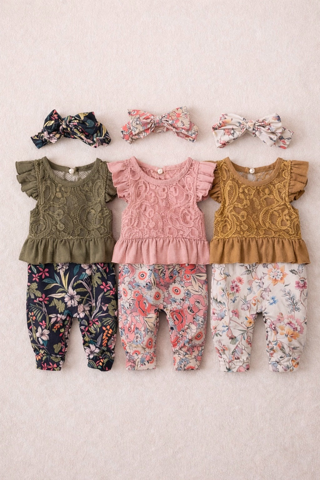 Floral Playsuit + Headband