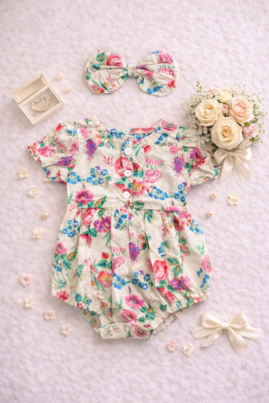 Spring Dream Romper + headband
