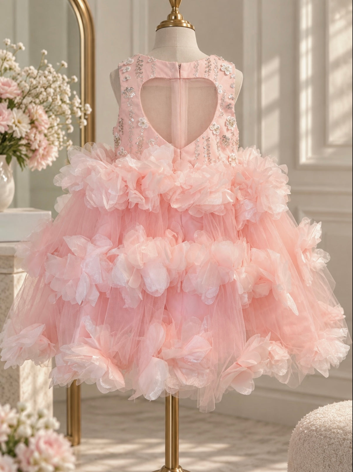 Pink Flower Bomb Dress