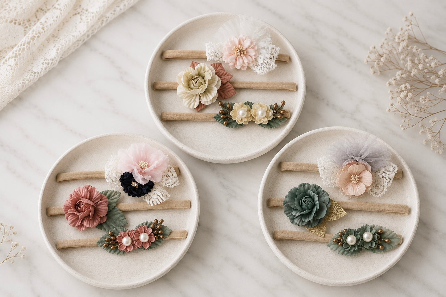 Set of 3 Headbands