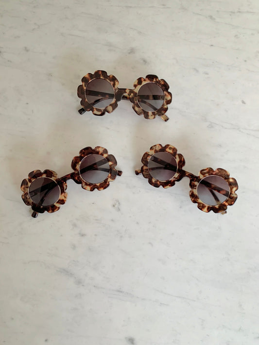 Tortoise Shell Sunflower Sunglasses