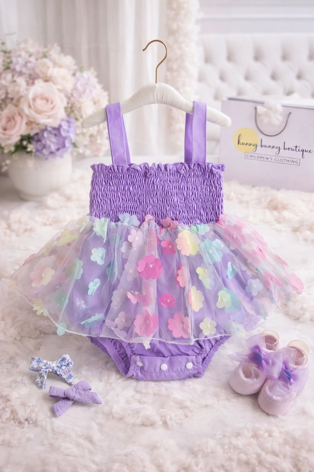 Summer Flower Dress Romper