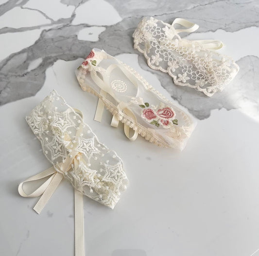 Lace headband set