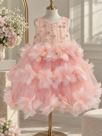Pink Flower Bomb Dress