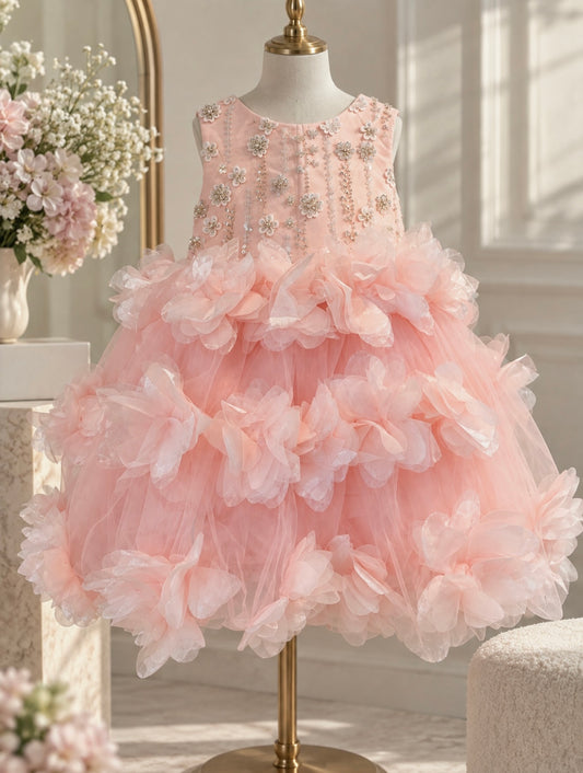 Pink Flower Bomb Dress