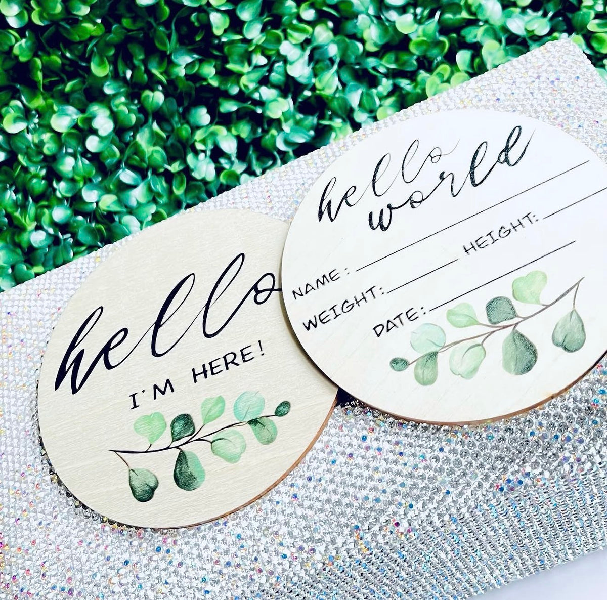 Wooden Announcement Plaques