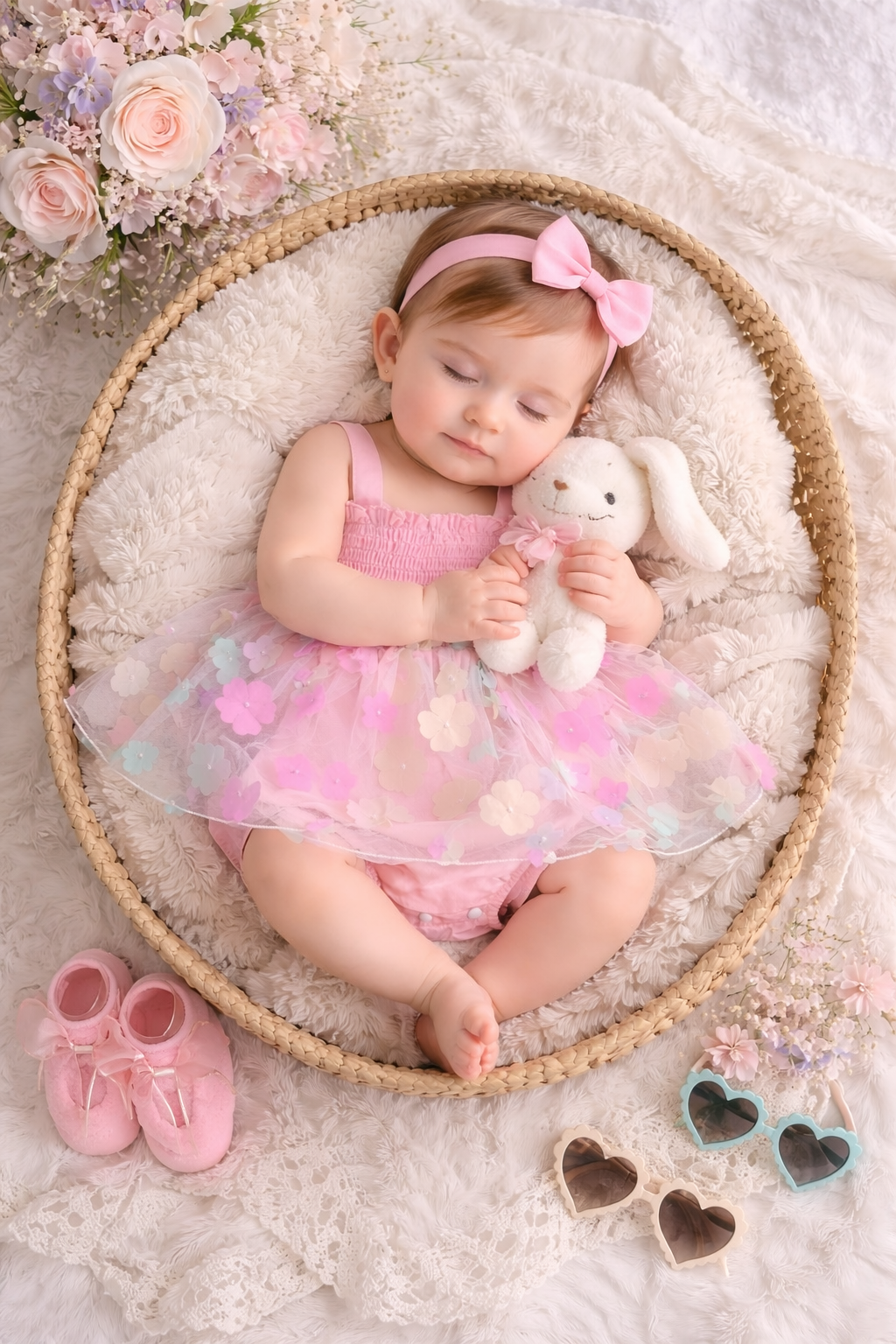Summer Flower Dress Romper