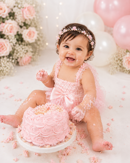 Pearl Flower Crown (White/Pink/Blue/Red)