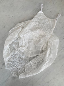 Elegant White Lace Dress Romper