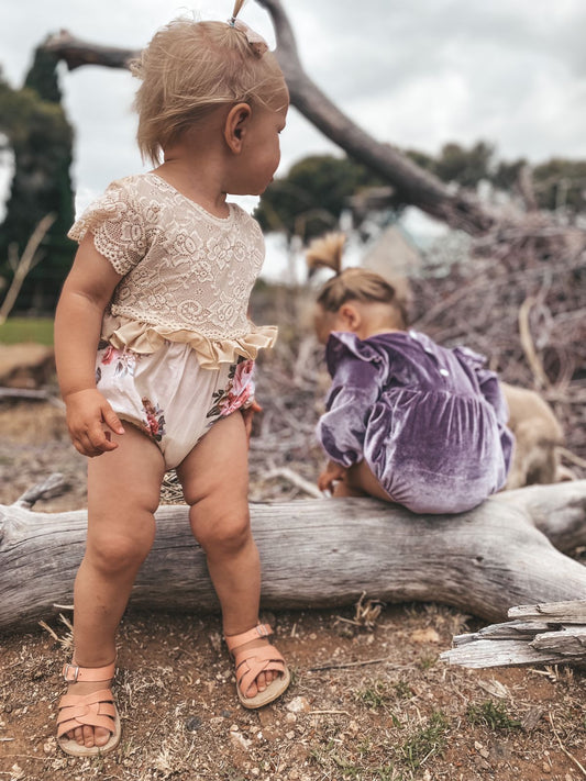 Mila Lace Romper