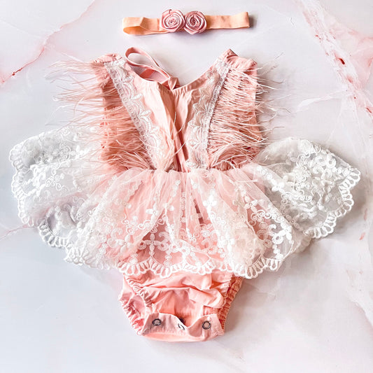 Lillian Feather Romper