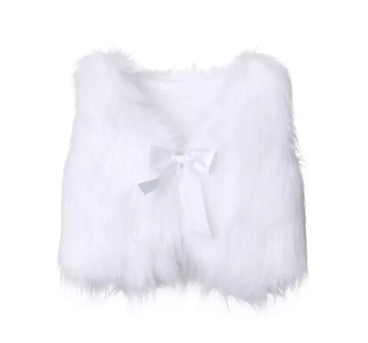 Faux fur waistcoat